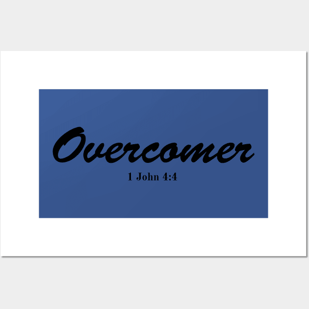 More than an Overcomer bible quote Wall Art by TheWord